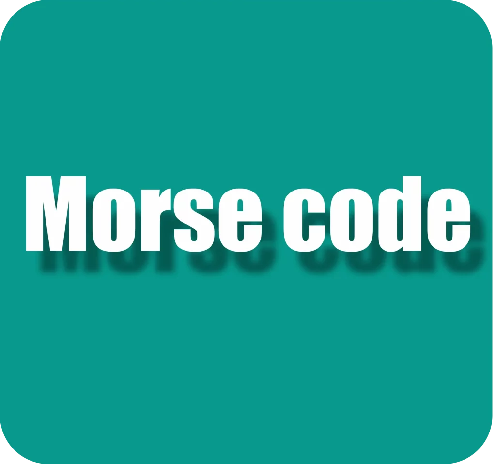 Morse code encoding